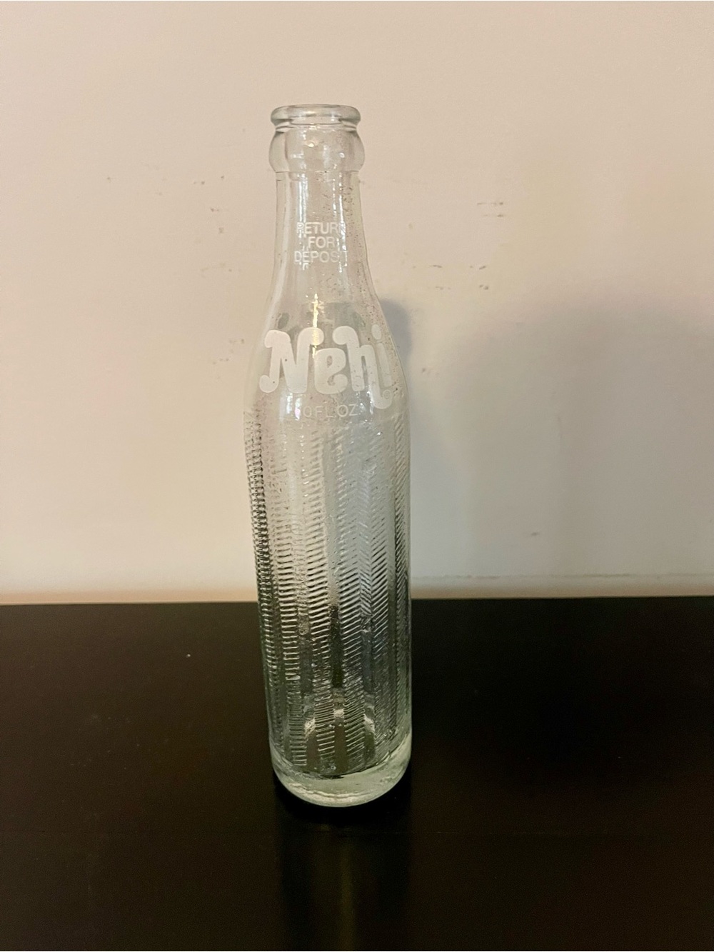 Vintage 1970s Nehi Glass bottle